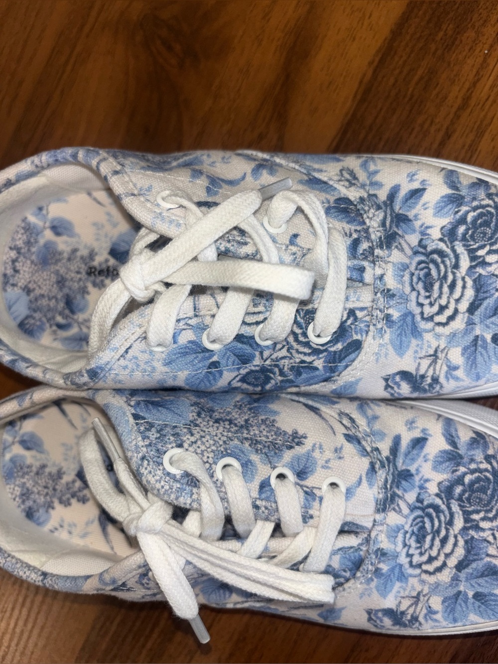 Reformation Harlow sneakers - white floral NEW 6 - Picture 6 of 7